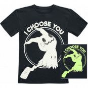 Pokémon - gaming T-shirt - Barn - Mimikyu - I Choose You - 104 140 - för barn - svart