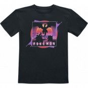 Pokémon - gaming T-shirt - Barn - Neon - 104 116 - för barn - svart