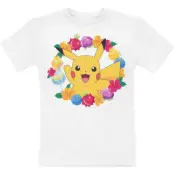 Pokémon - gaming T-shirt - Barn - Pikachu - Berry - 128 164 - för barn - vit