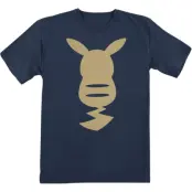 Pokémon - gaming T-shirt - Barn - Pikachu - Gold - 152 - för barn - mörkblå