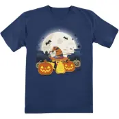 Pokémon - gaming T-shirt - Barn - Pikachu - Halloween - 128 164 - för barn - mörkblå