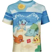 Pokémon - gaming T-shirt - Beach Day - M L - för Dam - flerfärgad