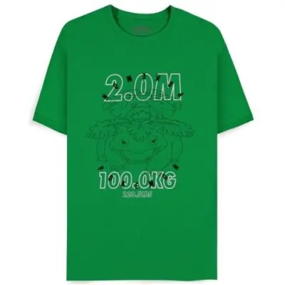 Pokémon - gaming T-shirt - Bisaflor - S XL - för Herr - grön