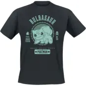 Pokémon - gaming T-shirt - Bulbasaur - S XXL - för Herr - svart