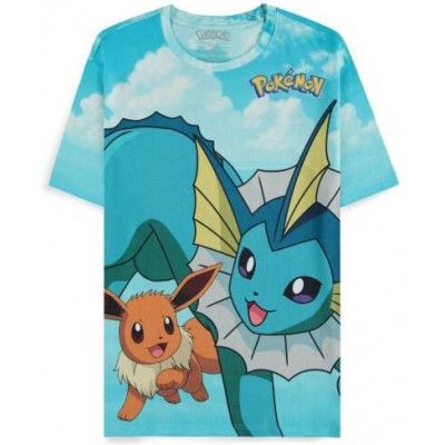 Pokémon - gaming T-shirt - Eveelutions - M XL - för Herr - flerfärgad