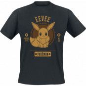 Pokémon - gaming T-shirt - Evoli - S XXL - för  svart