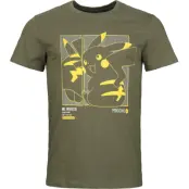 Pokémon - gaming T-shirt - Green Pikachu - M XXL - för Herr - mörkgrön