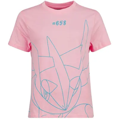Pokémon - gaming T-shirt - Greninja - M XL - för Dam - rosa