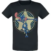 Pokémon - gaming T-shirt - Greninja - Star - L XL - för Herr - svart