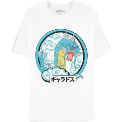 Pokémon - gaming T-shirt - Gyarados - S XXL - för Herr - vit