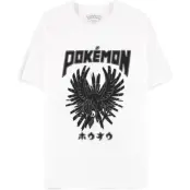 Pokémon - gaming T-shirt - Ho-oh - S XXL - för Herr - vit