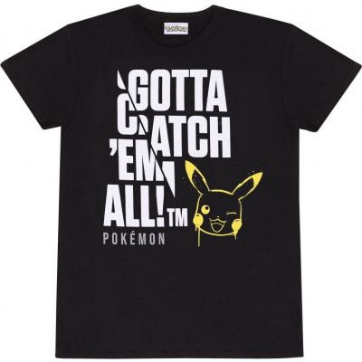 Pokémon - gaming T-shirt - Jumbo - S XXL - för  svart