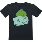 Pokémon - gaming T-shirt - Kids - Bisasam - Sleeping - 128 164 - för barn - svart