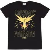 Pokémon - gaming T-shirt - Legendary Zapdos - M XXL - för  svart