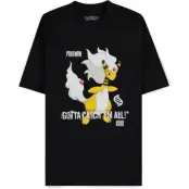 Pokémon - gaming T-shirt - Mega - Ampharos - S XXL - för Herr - svart