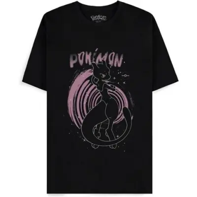 Pokémon - gaming T-shirt - Mewtu Psycho - S XXL - för Herr - svart