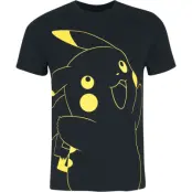 Pokémon - gaming T-shirt - Pikachu - M XXL - för Herr - svart