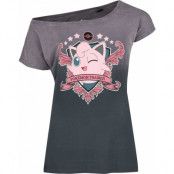 Pokémon - gaming T-shirt - Pummeluff - Pokémon Trainer - S XXL - för Dam - rosa