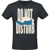 Pokémon - gaming T-shirt - Relaxo - Do Not Disturb - S XL - för Herr - svart