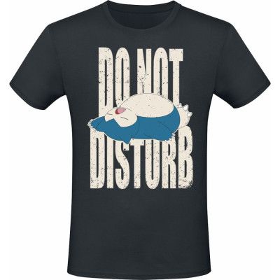 Pokémon - gaming T-shirt - Relaxo - Do Not Disturb - S XL - för Herr - svart