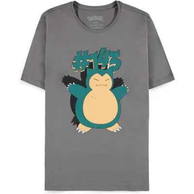 Pokémon - gaming T-shirt - Relaxo - M XXL - för Herr - grå