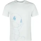 Pokémon - gaming T-shirt - Schiggy - S XXL - för Herr - vit