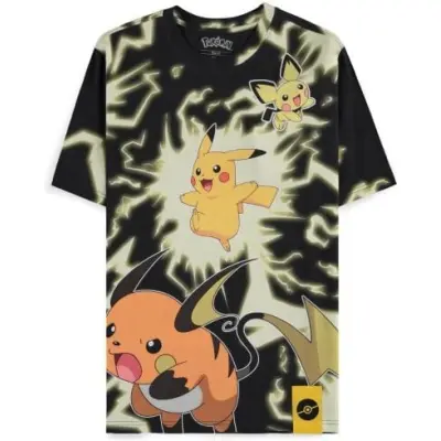 Pokémon - gaming T-shirt - Team Pokémon - S XL - för Herr - flerfärgad