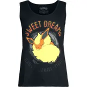 Pokémon - gaming Topp - Flamara - Sweet Dreams - S XXL - för Dam - svart