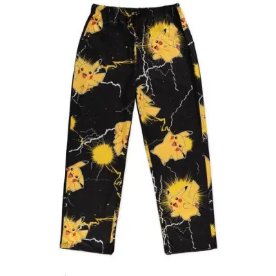 Pokémon - gaming Träningsbyxor - Pikachu AOP Men's Jersey Pants - S XXL - för Herr - flerfärgad
