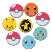 Pokémon Knappar - 8-pack