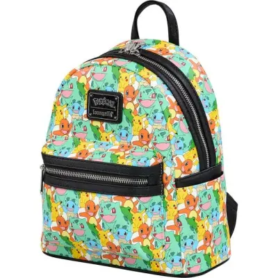 Pokémon Miniryggsäckar - Loungefly - Pikachu & Starter - för Dam - flerfärgad