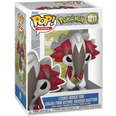 Pokémon - Wolwerock Midnight Vinyl Figur 1211 - Funko Pop! - Funko Shop Europe