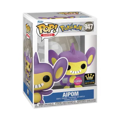 Pop! Games: Pokemon - Aipom (Flocked) (Special Edition) #947 Vinyl Figure