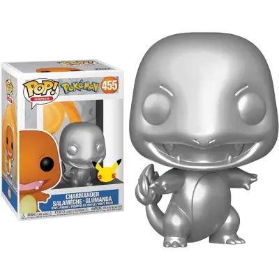 POP Pokemon - Charmander Silver 25th Anniversary Special Edition #455