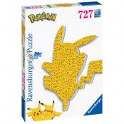 Ravensburger Pokemon Shaped Pikachu Pussel 727 bitar