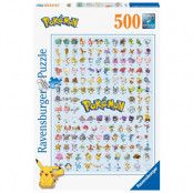 Ravensburger Pokemon The First 151! Pussel 500 bitar