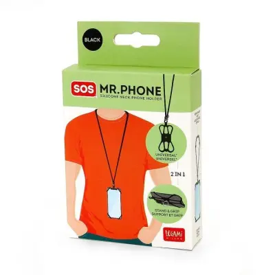SOS Mr Phone Telefonhållare Svart