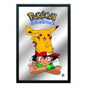 Spegeltavla Pokémon Ash & Pikachu