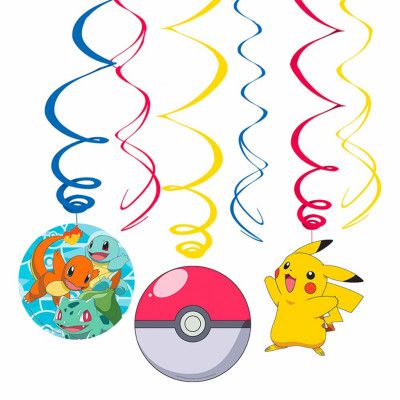 Swirls Pokémon - 6-pack