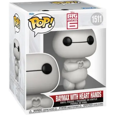 Baymax - Big Hero 6 - Baymax with Heart Hands (Super Pop!) vinylfigur 1511 - Funko Pop! - Funko Shop Europe