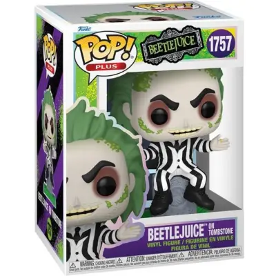 Beetlejuice with Tombstone Vinyl Figur 1757 - Funko Pop! - Funko Shop Europe