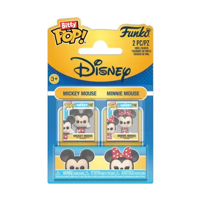 Bitty Pop! 2-pack: Disney - Mickey & Minnie Vinyl Figures