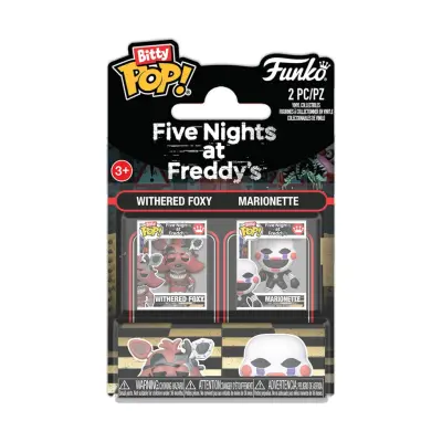 Bitty Pop! 2-Pack: Five Nights at Freddy's - Withered Foxy & Marionette Vinyl Figures