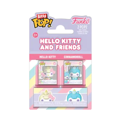 Bitty Pop! 2-Pack: Hello Kitty & Friends - Hello Kitty & Cinnamoroll Vinyl Figures