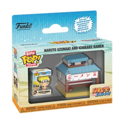 Bitty Pop! Towns: Naruto Shippuden - Naruto Uzumaki and Ichiraku Ramen Vinyl Figures