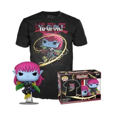 Boxed Pop! & Tees (Adult): Yu-Gi-Oh! - Harpie Lady (Black) Vinyl Figure & T-Shirt (L)