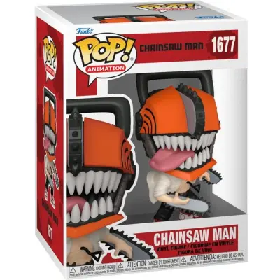 Chainsaw Man - Chainsaw Man (Chase-möjlighet!) vinylfigur 1677 - Funko Pop! - Funko Shop Europe