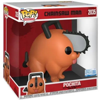 Chainsaw Man - Pochita (Jumbo Pop!) Vinyl Figur 2035 - Funko Pop! - Funko Shop Europe