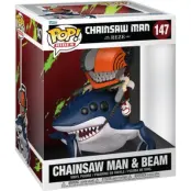 Chainsaw Man - Reze - Chainsaw Man & Beam (Pop! Ride Deluxe) Vinyl Figur 147 - Funko Pop! - Funko Shop Europe