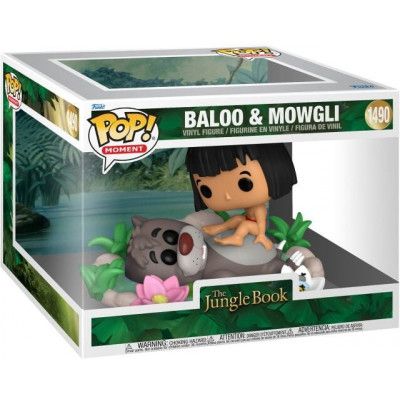 Djungelboken - Baloo & Mowgli (Pop! Moment) vinylfigur 1490 - Funko Pop! - Funko Shop Europe